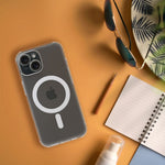 FuteradoiPhone15PLUSFrostMagCoverzgodnyzMagSafecameraprotectiontransparentnyzmroony4