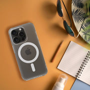 FuteraFROSTMAGCOVERkompatybilnyzMagSafedoIPHONE14ProMaxtransparentnyzmroony5