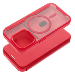 EtuizklapknaiPhone15PROSmartMagzgodnezMagSafeczerwone1