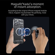UchwytnatelefondosamochodumagnetycznyzgodnyzMagSafeForcellF-GripMagFlexdoszyby-deskiczarny7