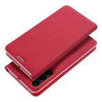 EtuizklapknaXiaomiRedmi13C-PocoC65LunaBookCarbonczerwone4