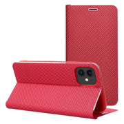 EtuizklapknaiPhone11LunaBookCarbonczerwone2