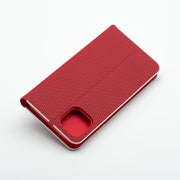 EtuizklapknaiPhone16PLUSLunaBookCarbonczerwone5