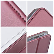 EtuizklapknaiPhone16PLUSSmartMagnetoburgundowe3