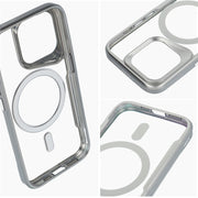 FuteraERGOFITNEWZONEkompatybilnyzMagSafedoIPHONE15PLUSsrebrny2