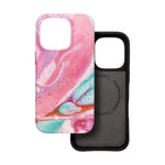 EtuinaiPhone16PROForcellF-ProtectMiragezgodnezMagSafeMilitaryDrop-Testpinkmarble6