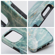 EtuinaiPhone16PLUSForcellF-ProtectMiragezgodnezMagSafeMilitaryDrop-Testgreenmarble8