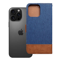 EtuizklapknaiPhone16PROMAXJeansBookniebieskie1