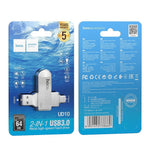 Pendrive64GBUSB30USBAUSBCHocoUD10srebrny6