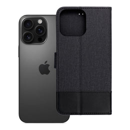 EtuizklapknaiPhone16PROMAXGommaBookczarne1
