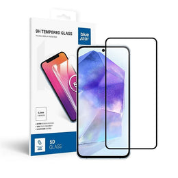 SzkohartowanedoSamsungGalaxyA555G-S25FEfullglue-casefriendlyBlueStar5Dczarne1