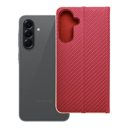 EtuizklapknaSamsungA565GLunaBookCarbonczerwone1