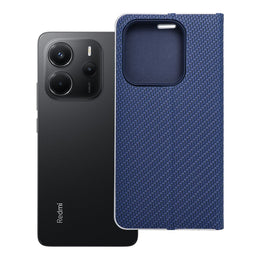 EtuizklapknaXiaomiRedmiNOTE145GLunaBookCarbonniebieskie1