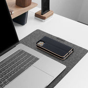 EtuizklapknaXiaomiRedmi14CLunaBookGoldczarne7