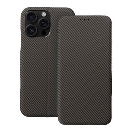 EtuizklapknaiPhone16PROMAXFolioSideMagnetbrzowe1