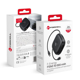 PowerbankzgodnyzMagSafeForcellF-EnergyF10K5PD31QC303A225W10000mAhkompatybilnyzAppleWatchczarny0INT1