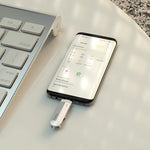 Pendrive128GBUSB30USBAUSBCHocoUD10srebrny5
