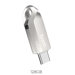 Pendrive128GBUSB30USBAUSBCHocoUD8nikiel1