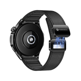 PasekdoSamsungGalaxyWatchForcellF-DesignFS20magnetycznyskraekologiczna20mmczarny1