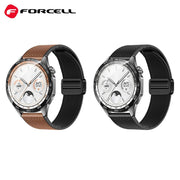 PasekdoSamsungGalaxyWatchForcellF-DesignFS20magnetycznyskraekologiczna20mmbrzowy11