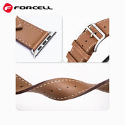 PasekdoAppleWatchForcellF-DesignFA20dziurkiskraekologiczna38-40-41mmbrzowy5