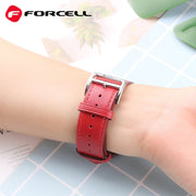 PasekdoAppleWatchForcellF-DesignFA20dziurkiskraekologiczna42-44-45-49mmczerwony2