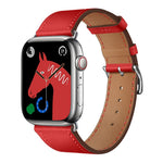 PasekdoAppleWatchForcellF-DesignFA20dziurkiskraekologiczna42-44-45-49mmczerwony1