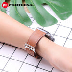 PasekdoAppleWatchForcellF-DesignFA20dziurkiskraekologiczna42-44-45-49mmbrzowy3