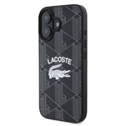 Lacoste Blend Monogram MagSafe Zadní Kryt pro iPhone 16 Black – obrázek 3
